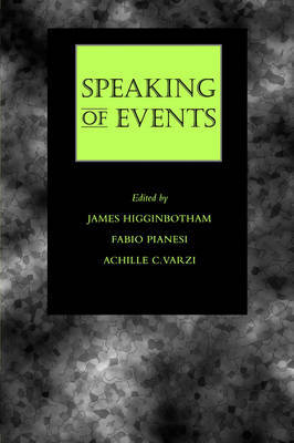 Speaking of Events by James Higginbotham