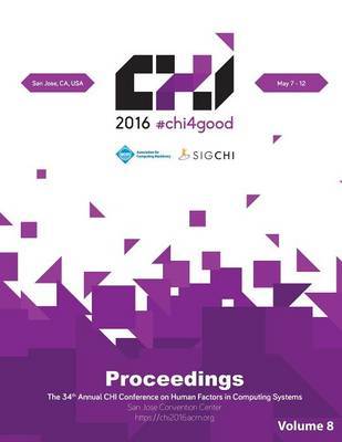 CHI 16 Vol 8 by Chi Conference Committee