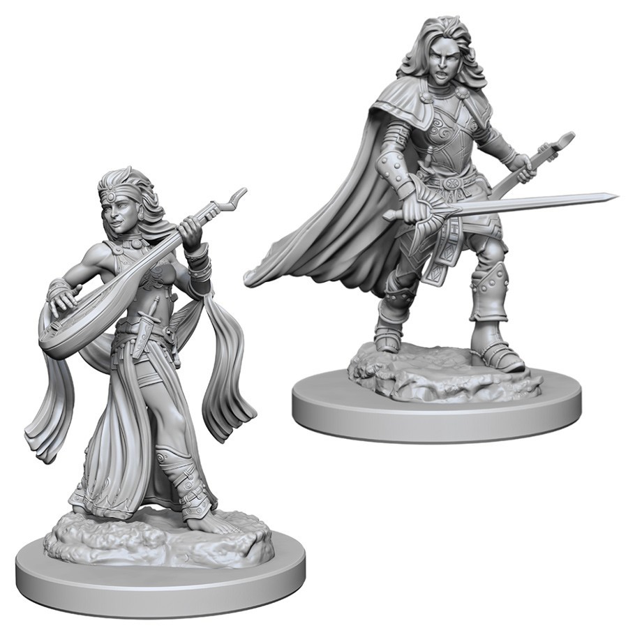 Pathfinder Deep Cuts: Unpainted Miniatures - Human Female Bard