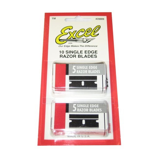 Excel Single Edge Razor Blades (10pk) at Mighty Ape Australia