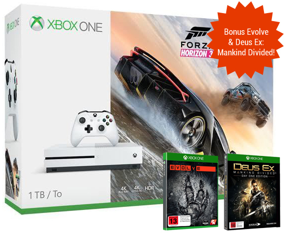 Xbox One S 1TB Forza Horizon 3 Console Bundle for Xbox One image