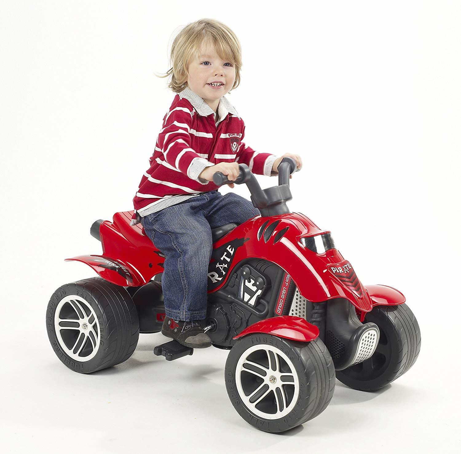 Buy Pedal Powered Quad Bike Pirate Red at Mighty Ape NZ