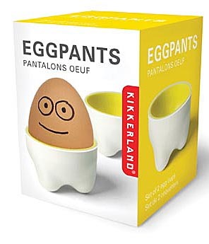 Egg Pants Egg Cups (set 2) - by Kikkerland image