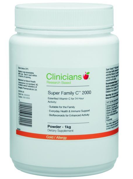 Clinicians Super Family Vitamin C 2000mg Powder (1kg) image