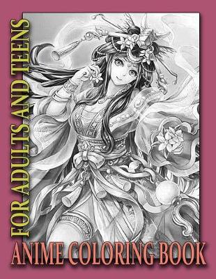 Anime Coloring Book For Adults And Teens Magdalene Morrison Book Buy Now At Mighty Ape Nz
