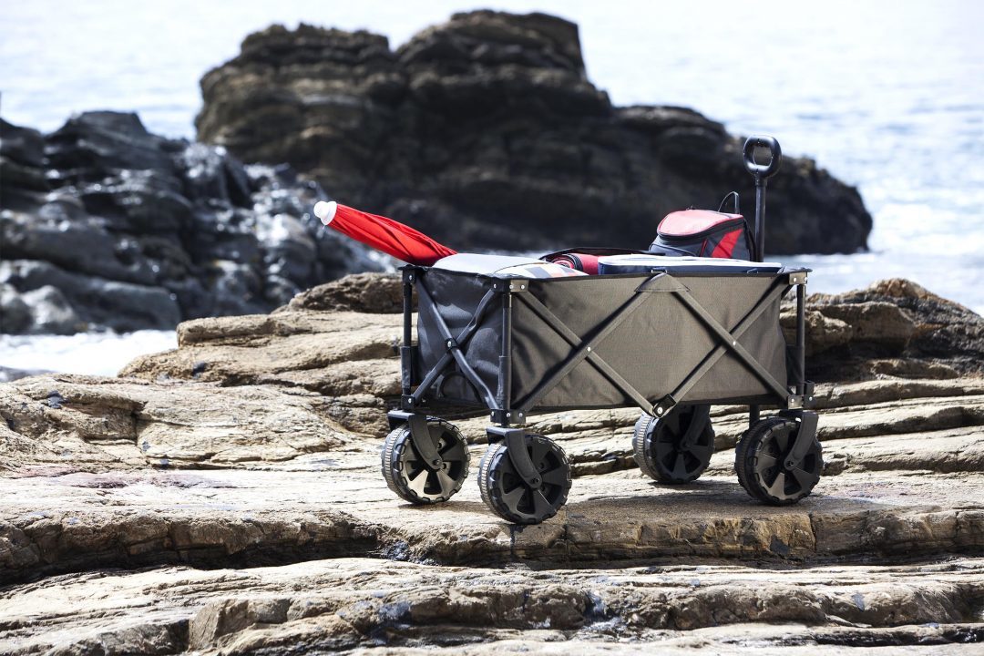 Picnic Time: Adventure Wagon All-Terrain Portable Utility Wagon (Dark Grey) image