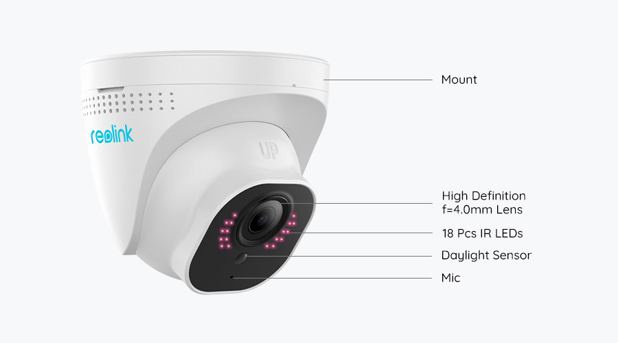 Reolink - 4K NVR kit, 4 x D800-4K MP | at Mighty Ape NZ