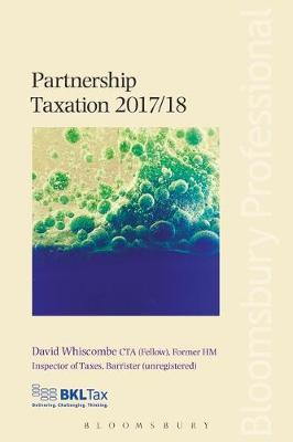 Partnership Taxation 2017/18 by David Whiscombe