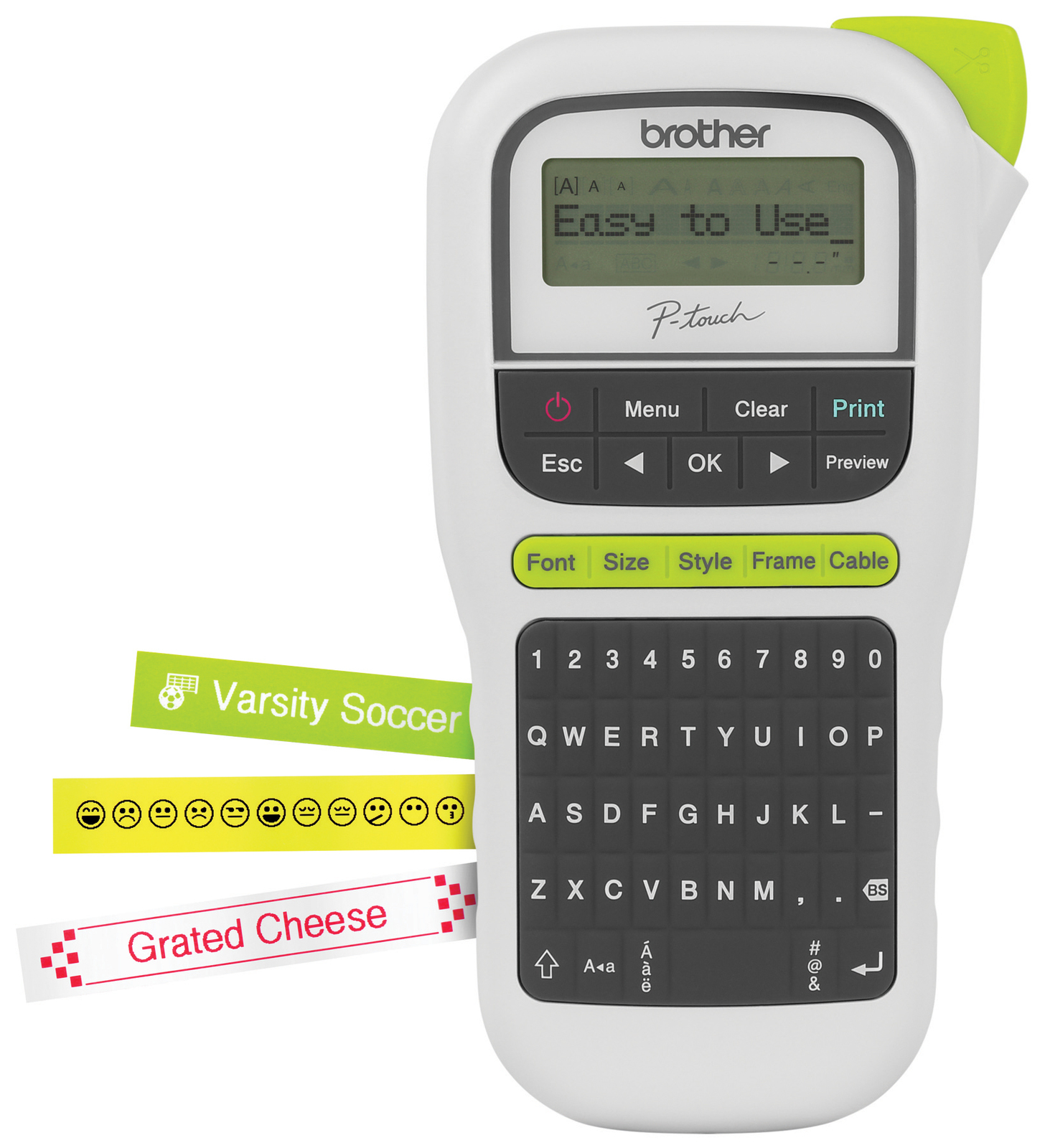 Brother PT-H110 Portable Label Maker (White) image