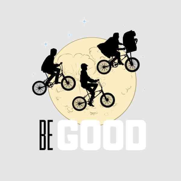 ET: Be Good Moon T-Shirt - Grey/Medium image
