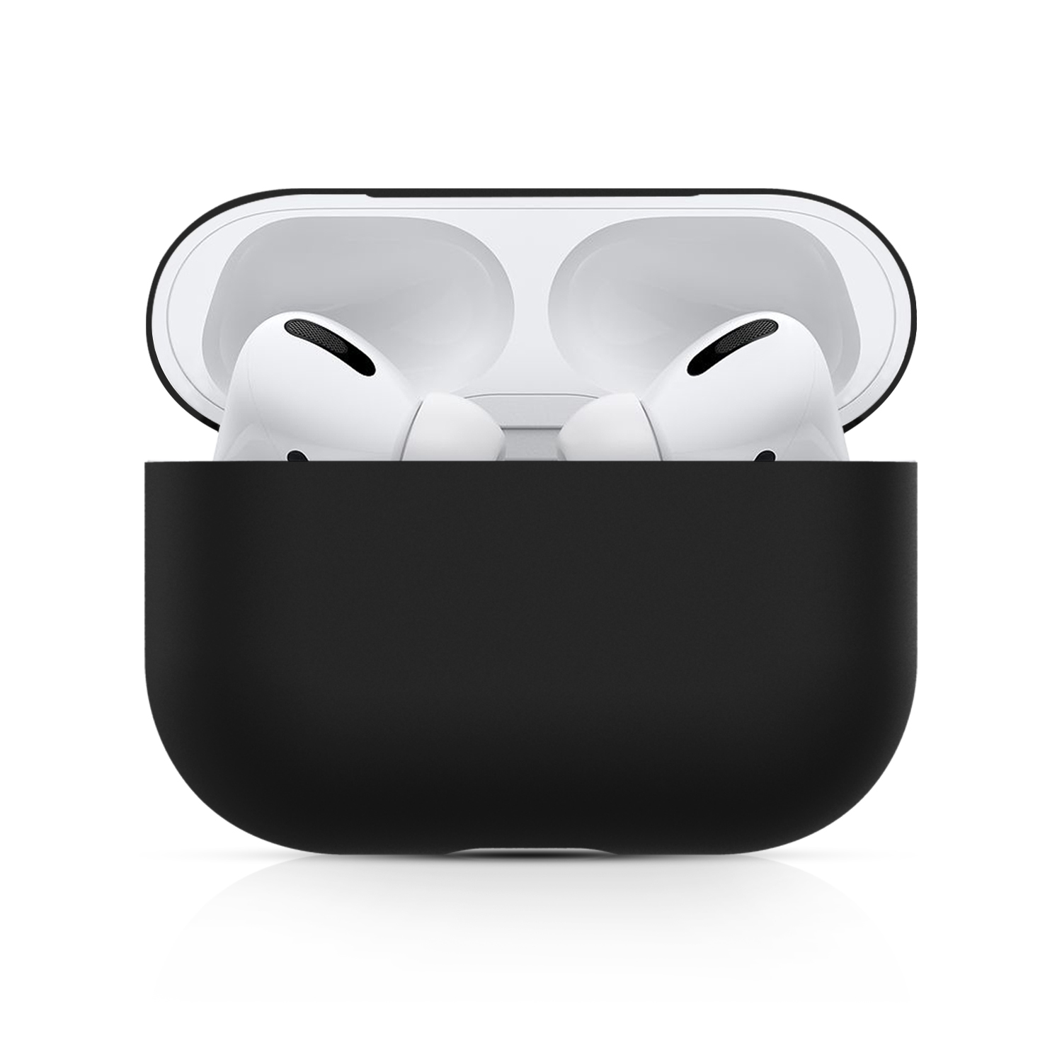 Airpods Pro Silicone Slim Light Protective Cover - Black image