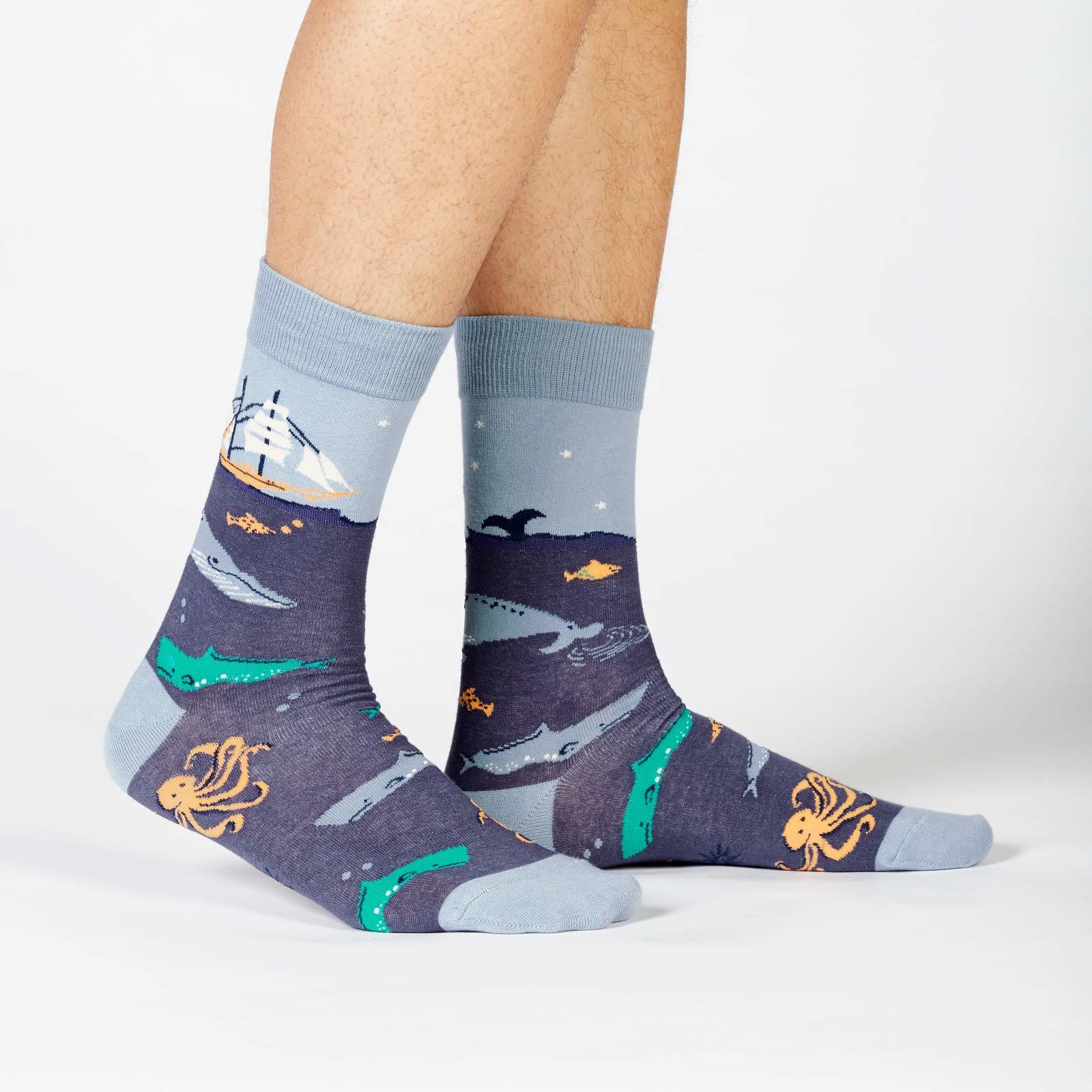 SOCK it to Me: Men's - Sea Voyage Crew Socks