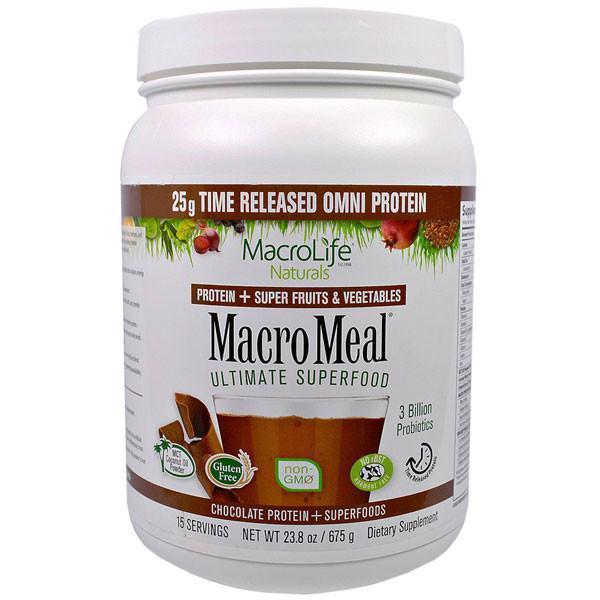 MacroLife Naturals MacroMeal Omni Chocolate 15 (servings) image
