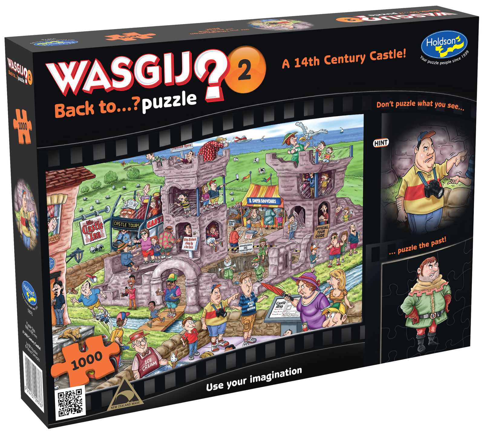 Wasgij: Back To Puzzle - 14th Century Castle 1000pce