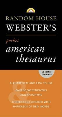 Random House Webster's Pocket American Thesaurus image