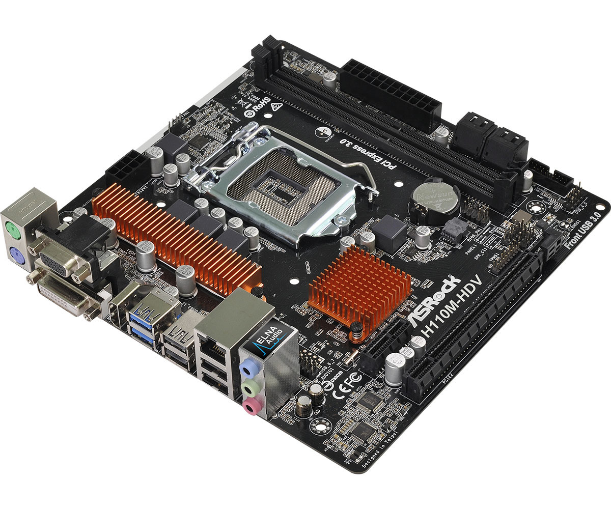 ASRock H110M-HDV R3.0 Motherboard image