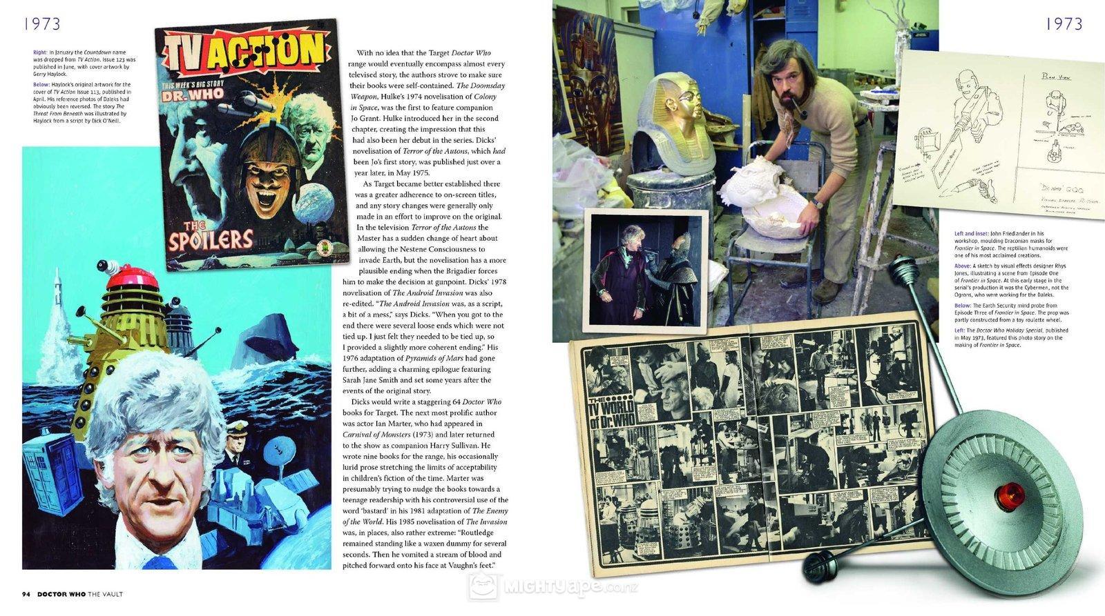 Doctor Who: The Vault - Treasures from the First 50 Years by Marcus Hearn image