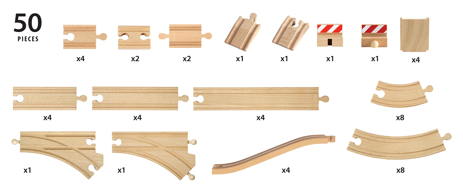 brio 50 piece track pack
