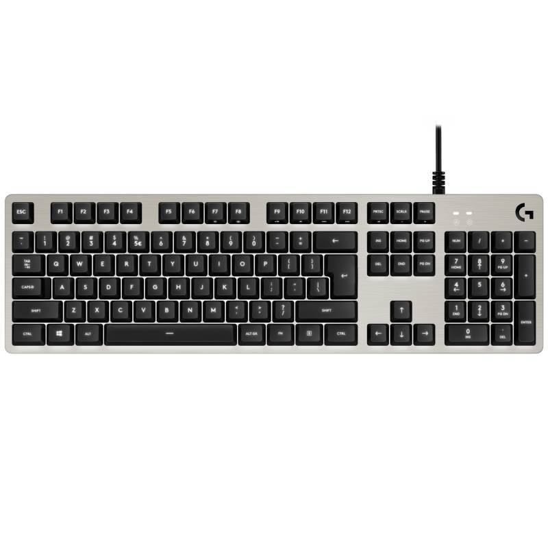 Logitech G413 Mechanical Backlit Gaming Keyboard - Silver for PC Games image