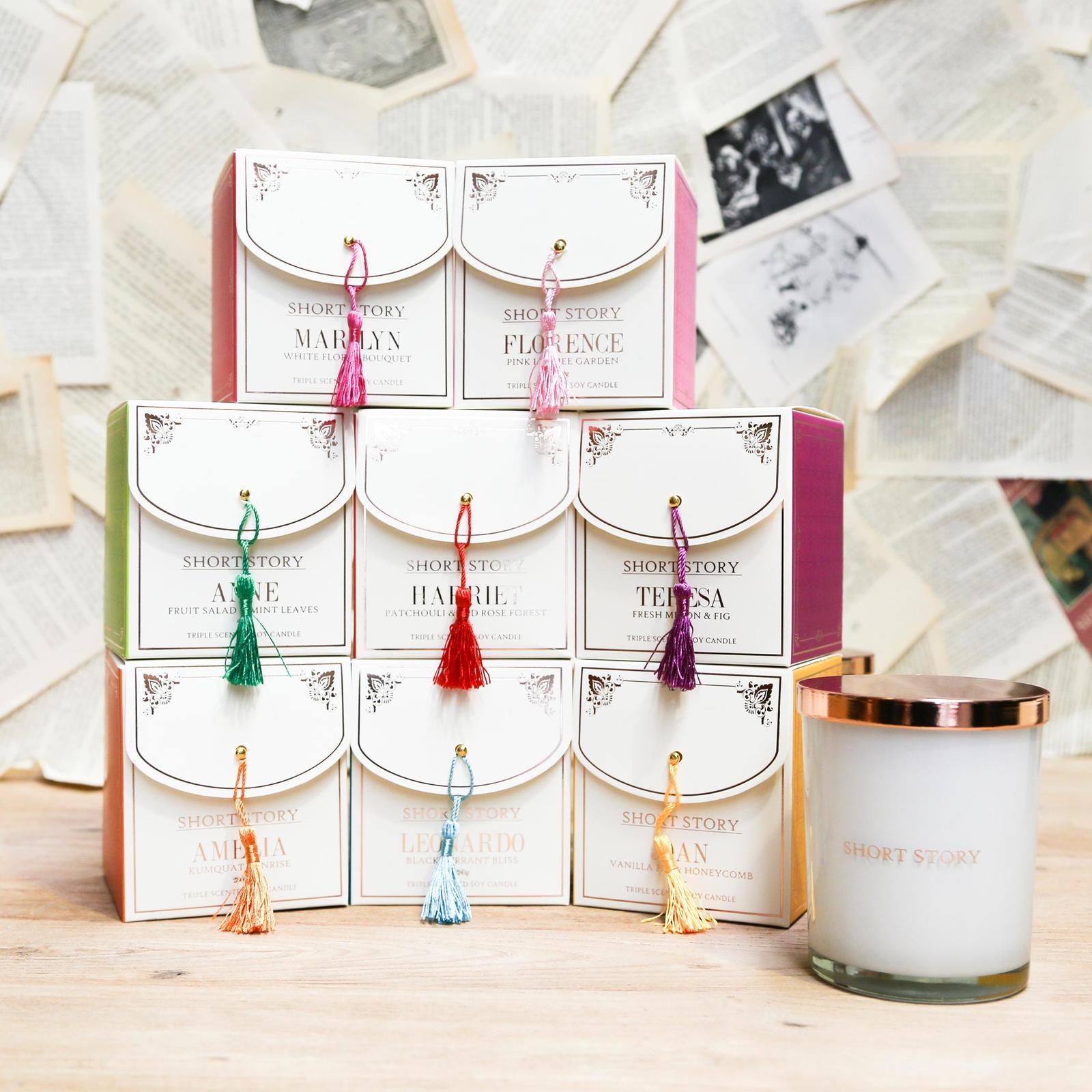 Short Story: Triple Scented Soy Candle - Leonardo (Blackcurrant Bliss) image