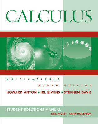 Calculus: Multivariable: Student Solutions Manual by Howard Anton image
