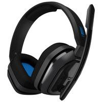 Astro A10 Wired Headset (Grey/Blue) on PC, PS4, Xbox One