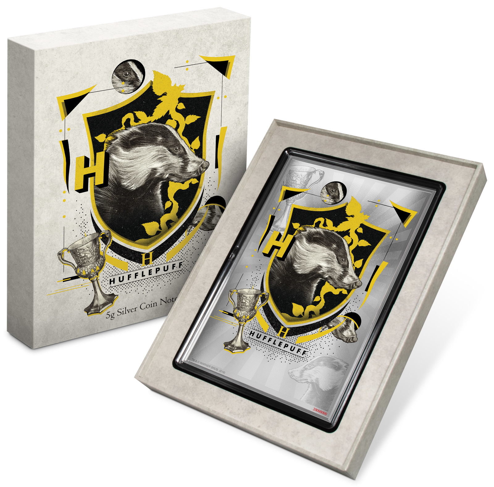 Harry Potter: Silver Coin Note - Hufflepuff image