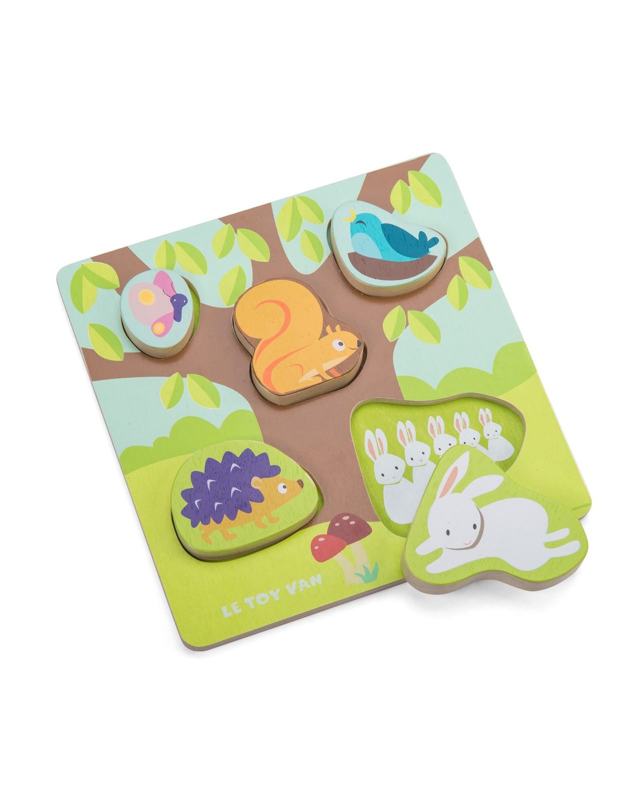 Le Toy Van: Petilou - Mama-Baby Counting Puzzle image