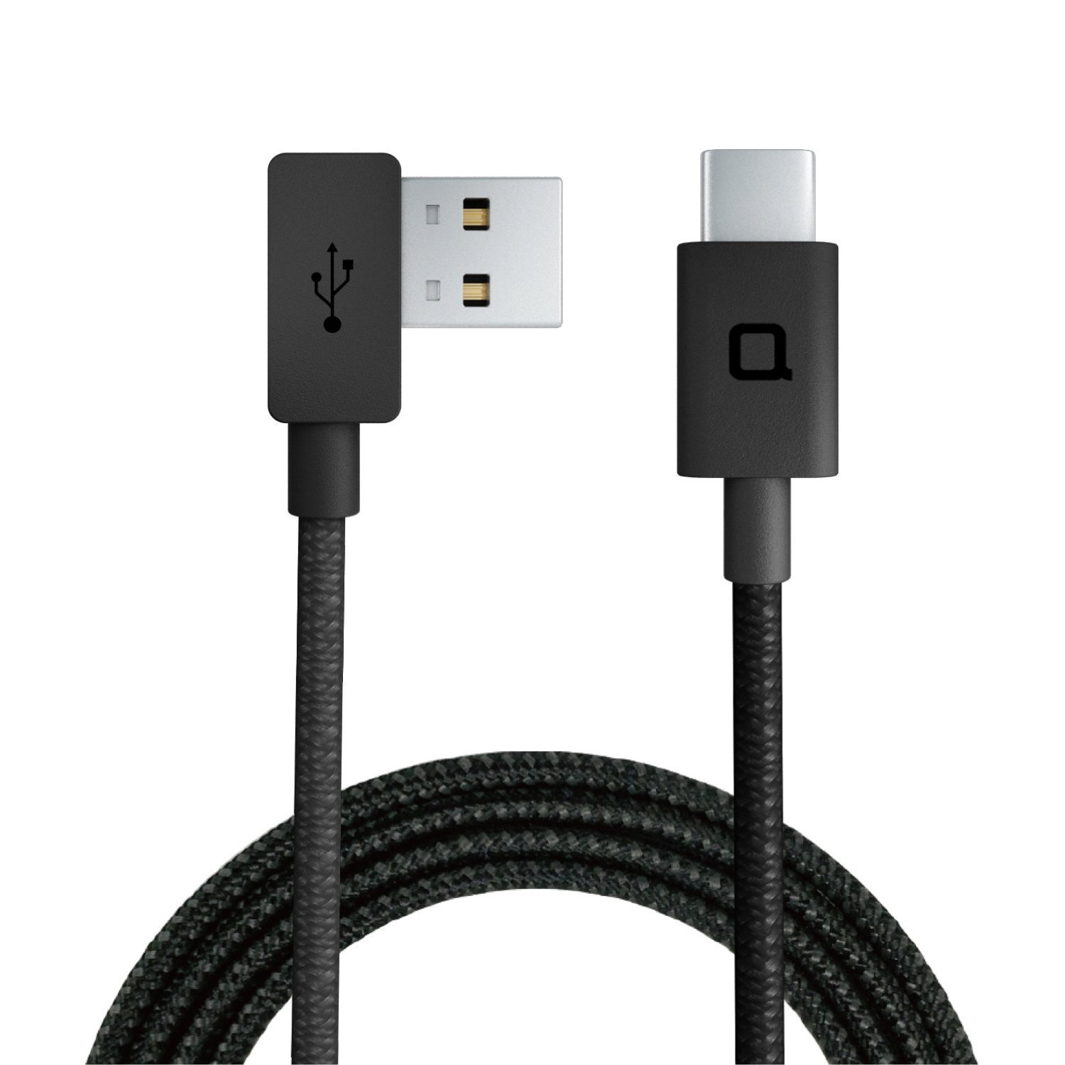 ZUS Super Duty USB A-C Cable Right Angle 4ft/1.2m image