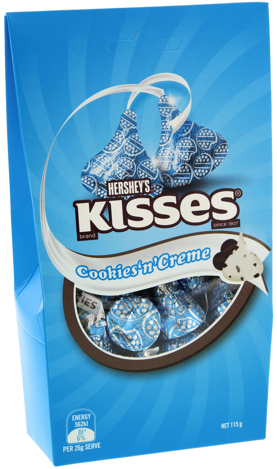 Hershey's Cookies n Creme Kisses 115g image