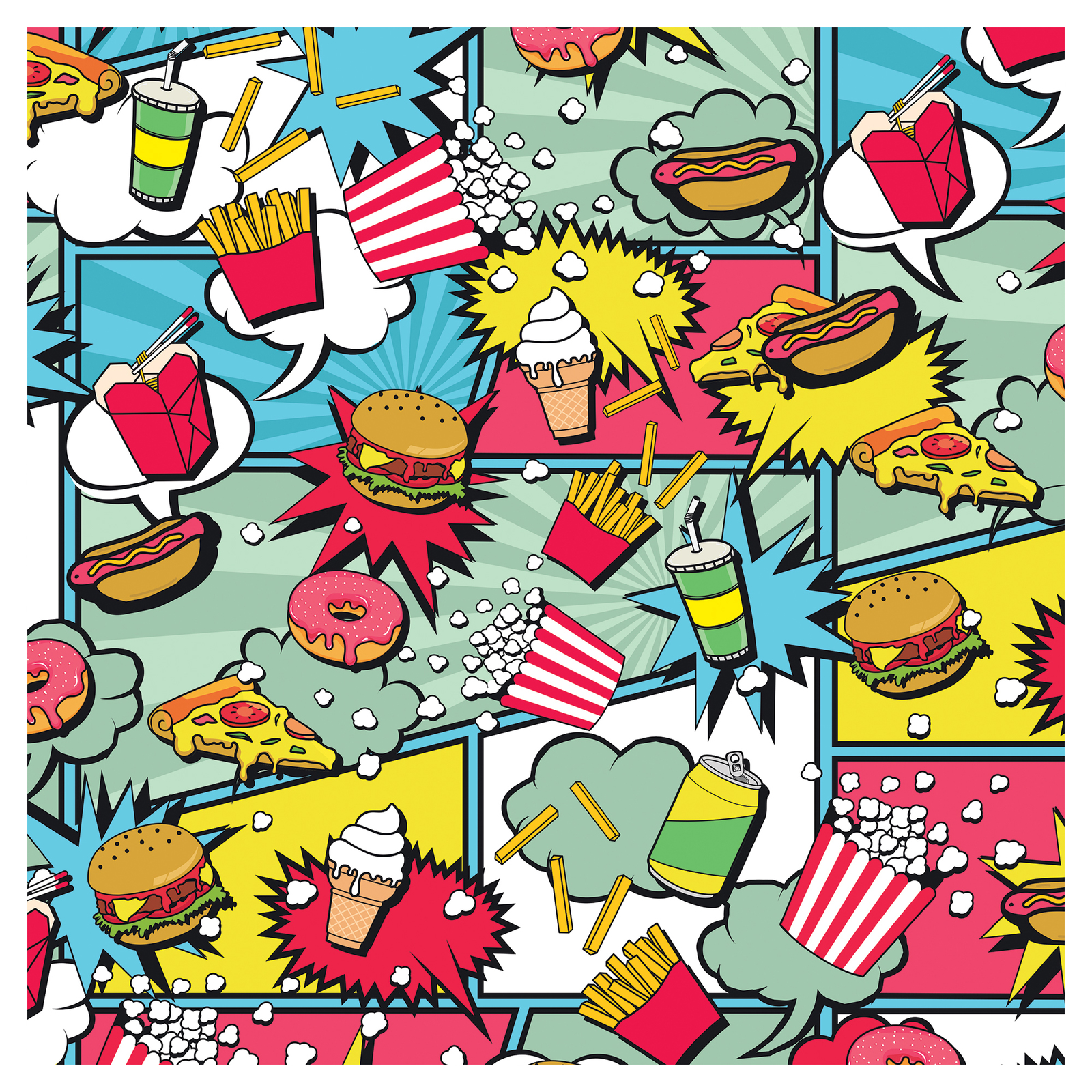 SKINZ: Designs Book Cover - Food (45cm x 1m) image