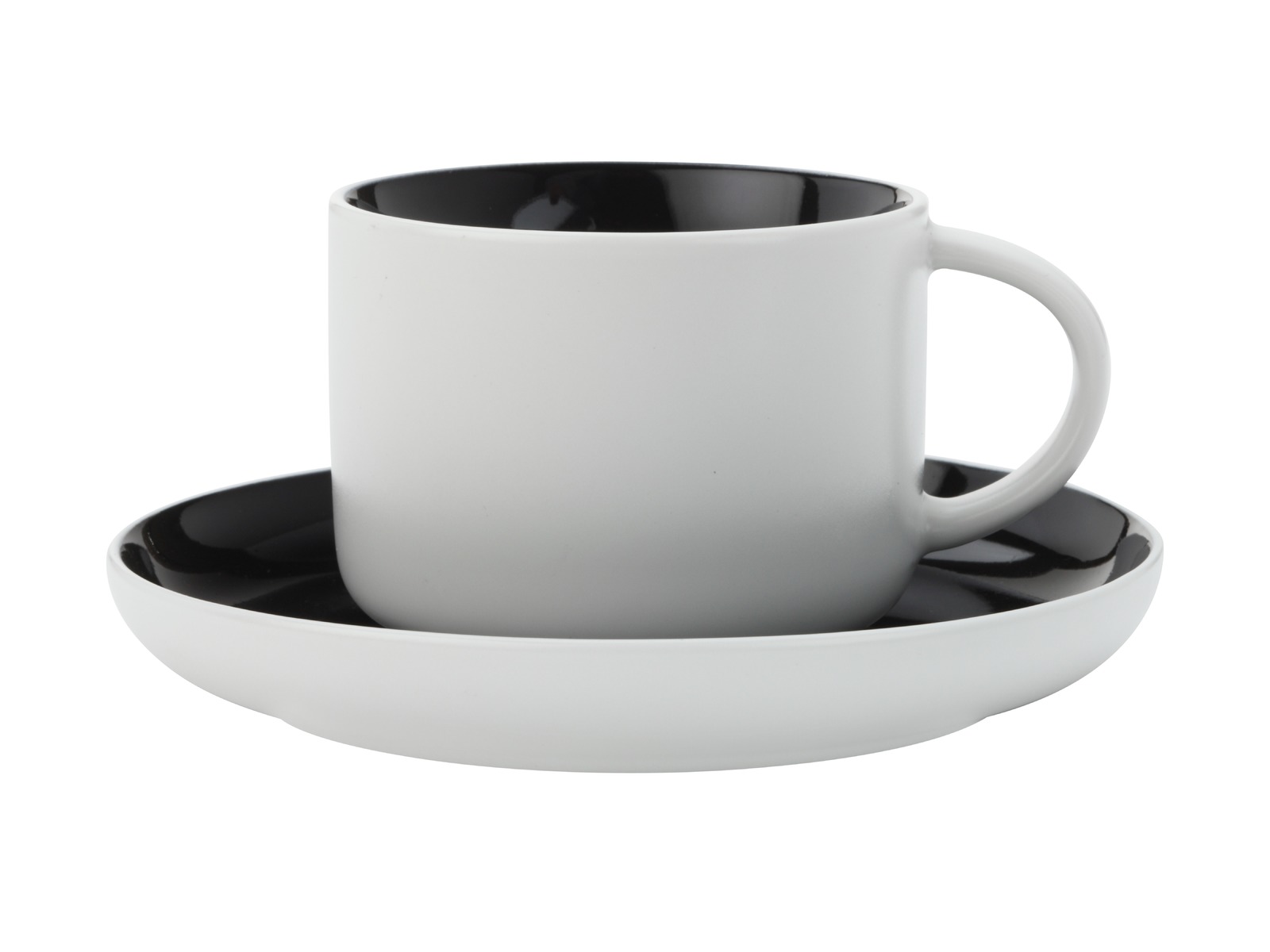 Maxwell & Williams - Tint Tea Cup & Saucer Black (250ml) image