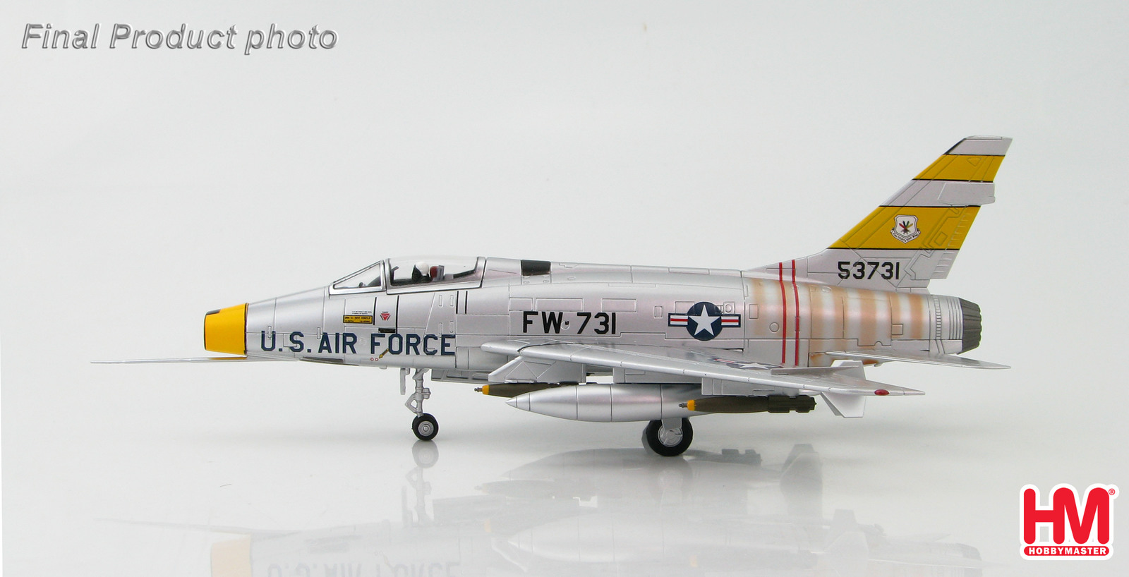 1/72 F-100D Super Sabre - Diecast Model image