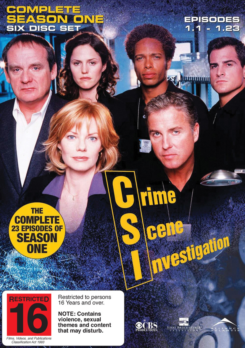 CSI - Las Vegas: Complete Season 1 (6 Disc Set) on DVD image