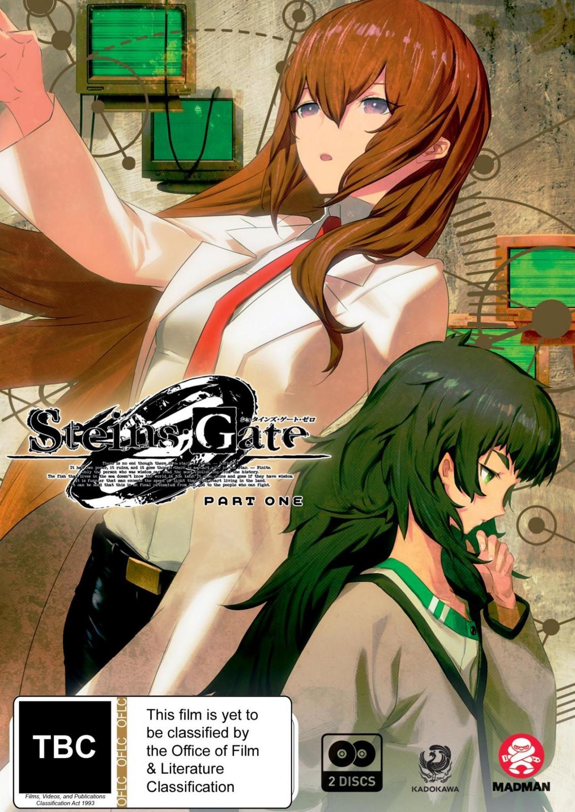 Steins;gate 0 - Part 1 (Eps 1-12) on DVD image