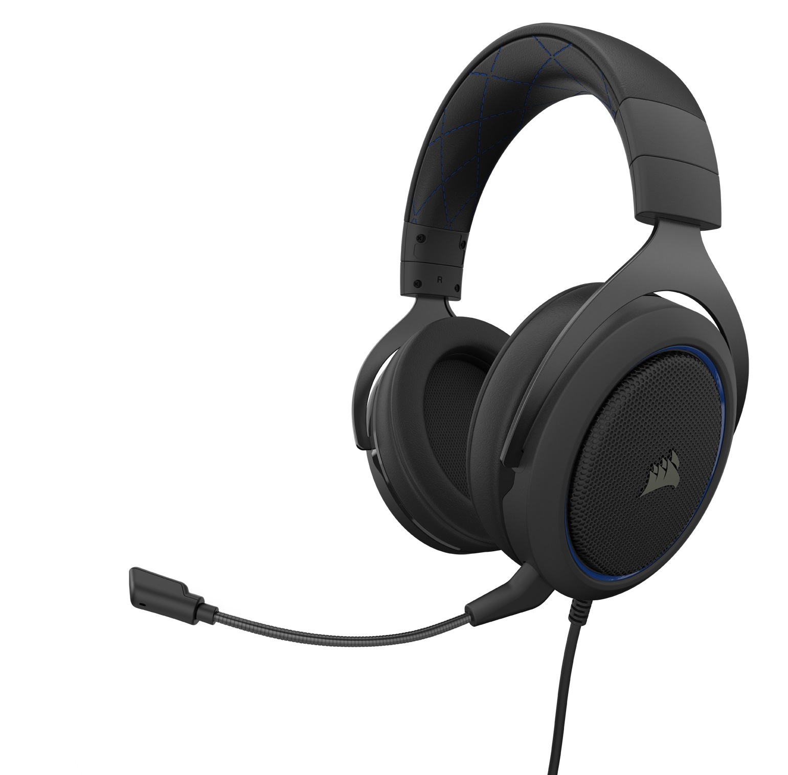 Corsair HS50 Pro Gaming Headset (Blue) for PC image
