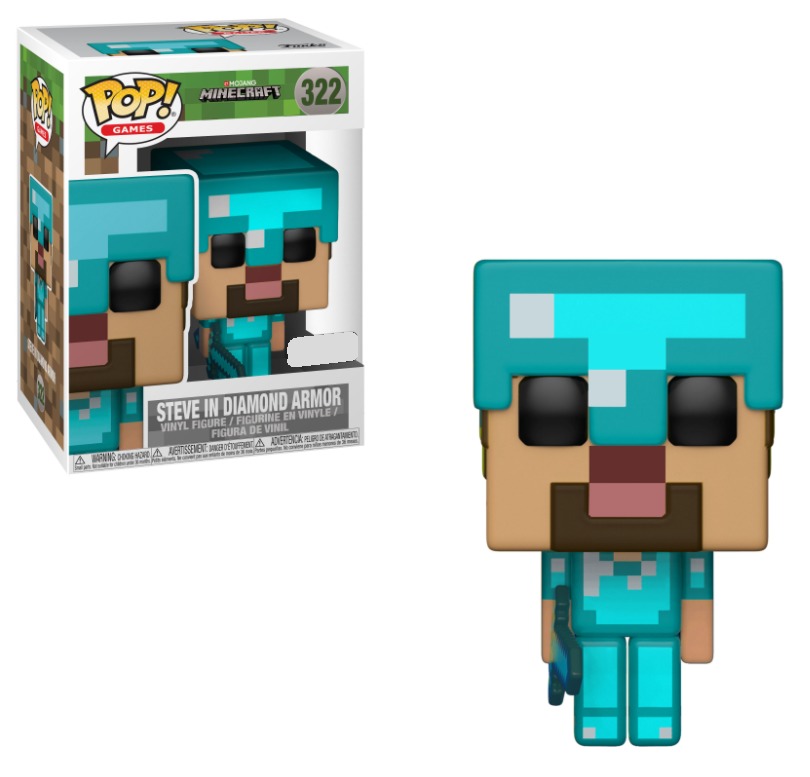 Minecraft - Steve (Diamond Armour Ver.) Pop! Vinyl Figure image