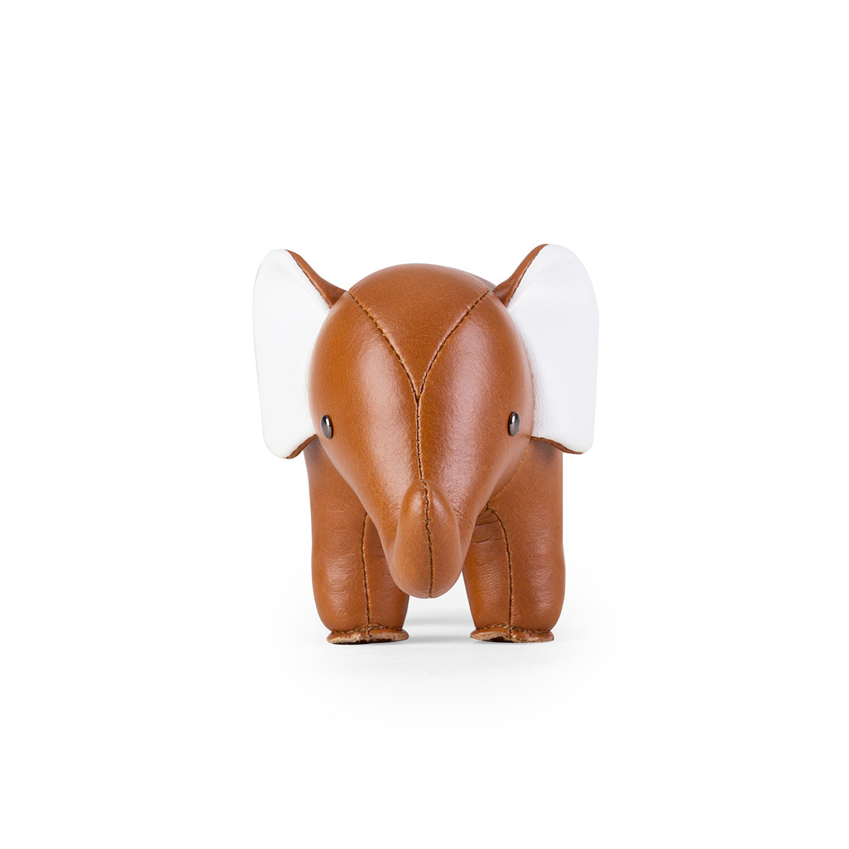 Zuny Paperweight - Classic Elephant Tan