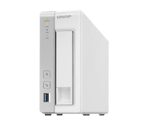 QNAP TS-131P NAS, 1BAY (NO DISK), 1GB, AL-212 DUAL CORE, USB 3.0(3), GbE(1), TWR, 2YR image