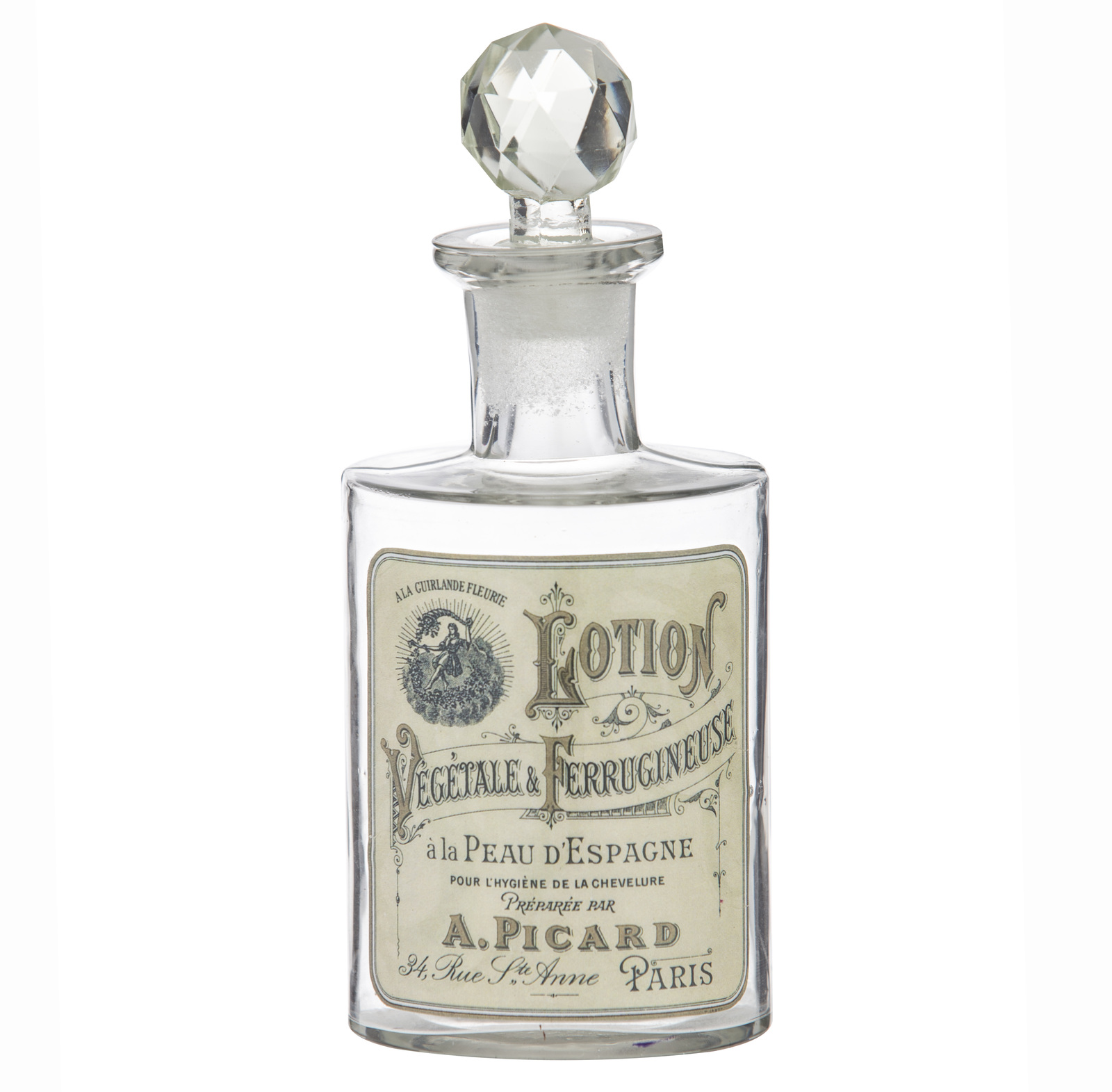 Vignette: Saint Pierre Apothecary Bottle (7x7x18cm)