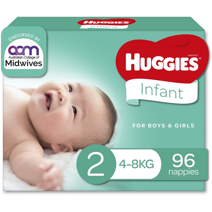 Buy Huggies Infant Nappies Size 2 at Mighty Ape NZ