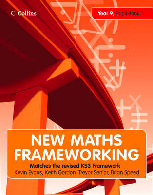 New Maths Frameworking - Year 9 Pupil Book 1 (Levels 4-5) by Kevin Evans image