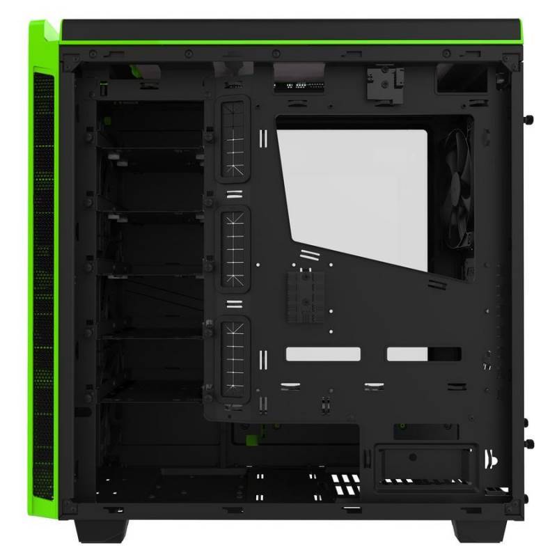 NZXT H440 Mid Tower Case 2015 Edition - Black/Green image