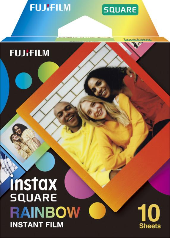 Fujifilms Instax Square Film 10-Pack - Rainbow