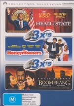 Head Of State / The Honeymooners / Boomerang - 3x's: Collectors Selections (3 Disc Set) on DVD Head Of State / The Honeymooners / Boomerang - 3x's: Collectors Selections (3 Disc Set) on DVD