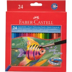 Faber-Castell Watercolour: Coloured Pencils - Pack of 24 image