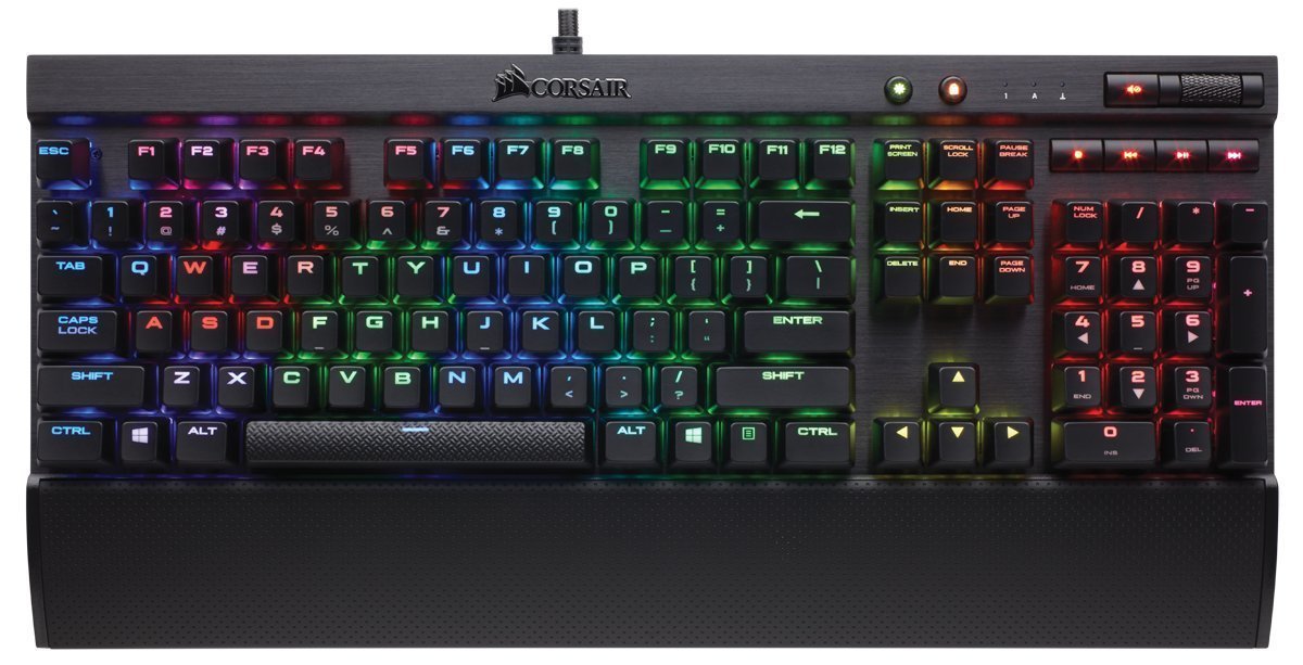 Corsair K70 LUX RGB Mechanical Gaming Keyboard (Cherry MX Blue) on PC