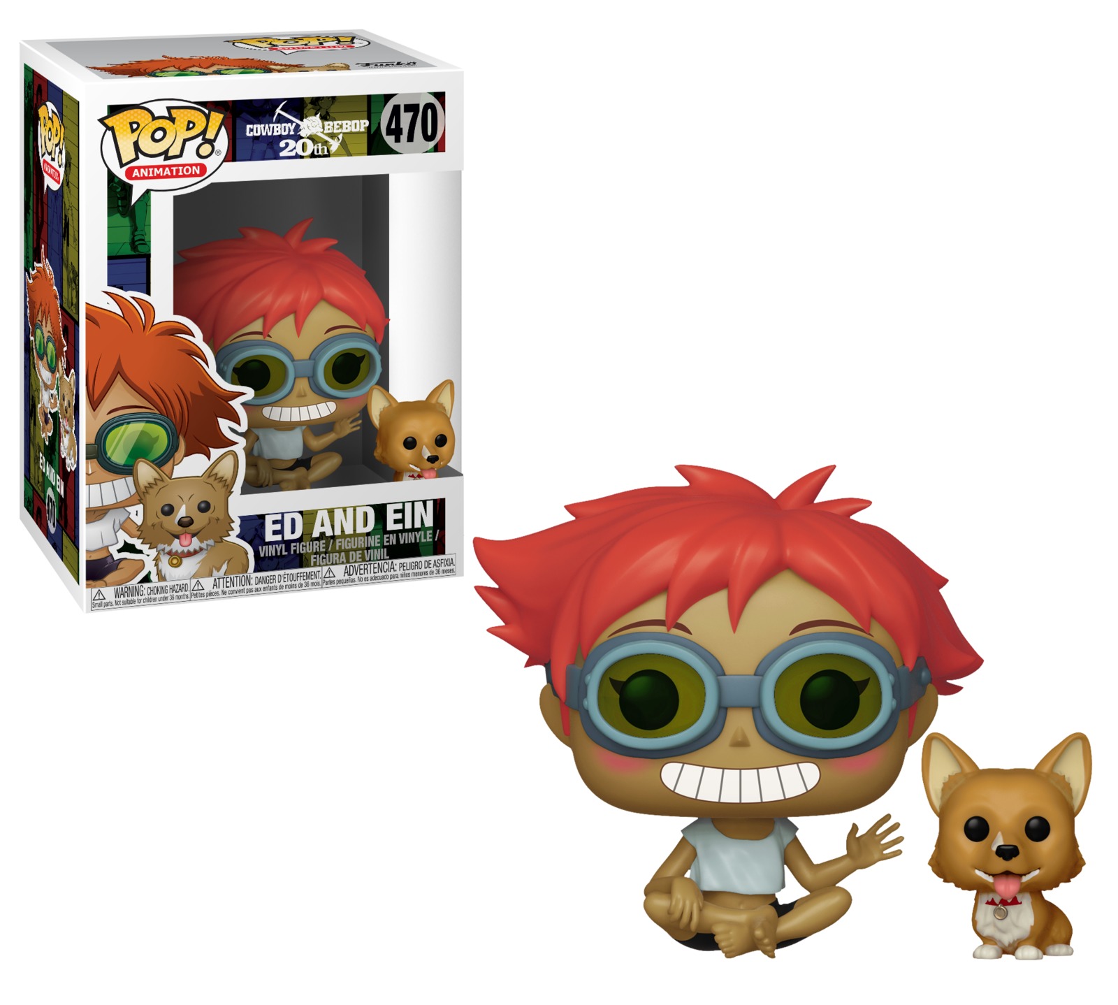 Cowboy Bebop - Ed & Ein Pop! Vinyl Figure