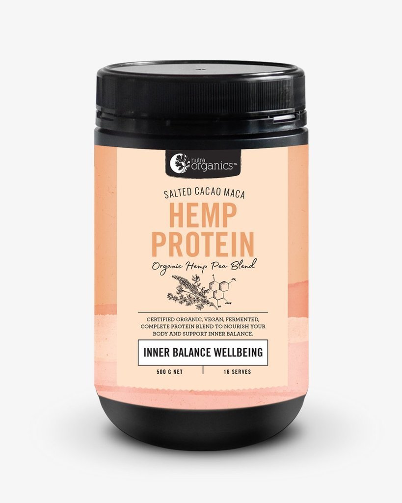 Nutra Organics Hemp Protein - Salted Cacao Maca (500g) image