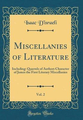 Miscellanies of Literature, Vol. 2 by Isaac D'Israeli image